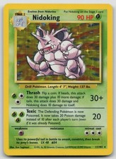 Pokemon TCG Nidoking 11/102 Holo 1999 Base Set Unlimited MP Moderate Play on eBay