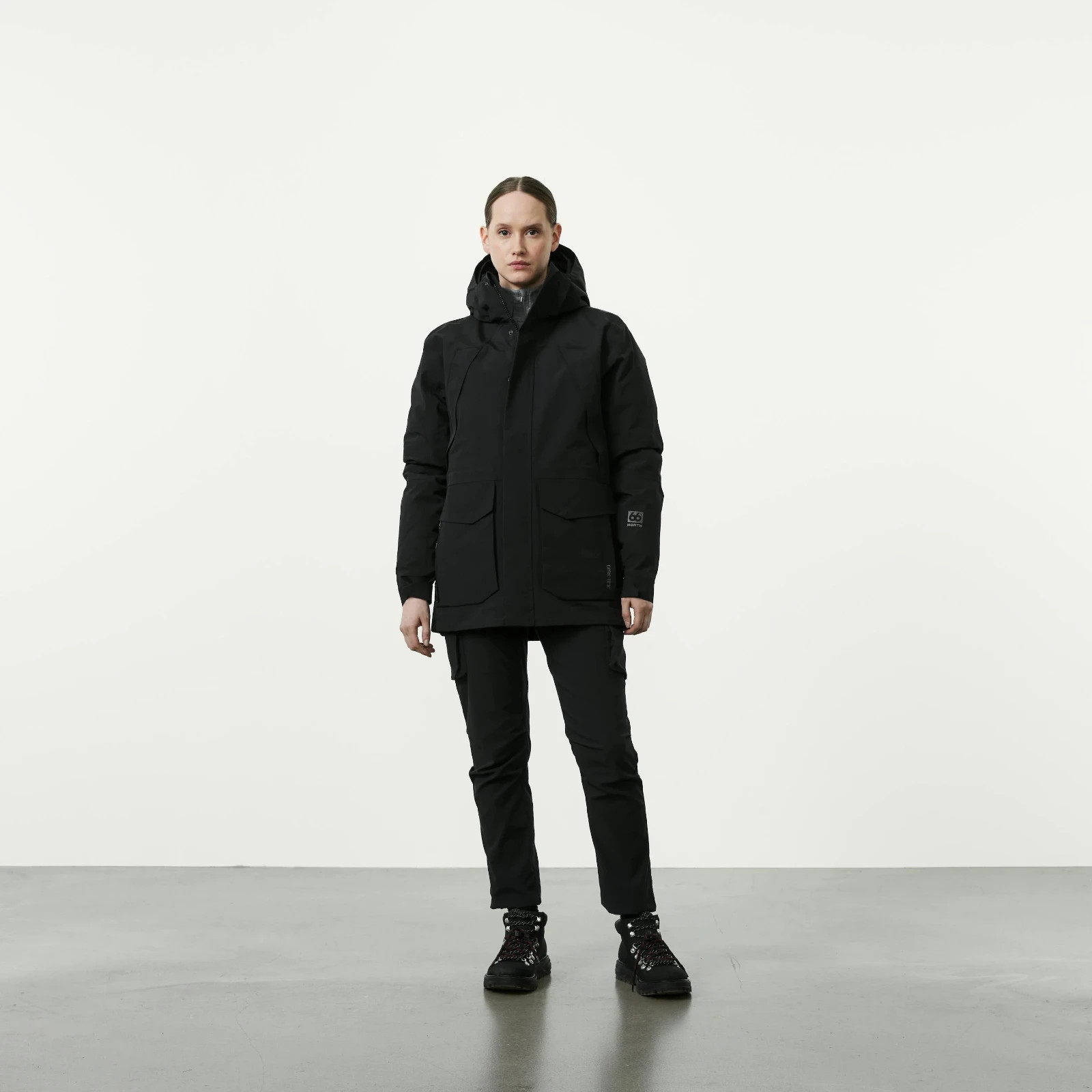 66 North Tvioddi 2-in-1 GORE-TEX Down Jacket Parka Black L Retail $1,050.00 image 10