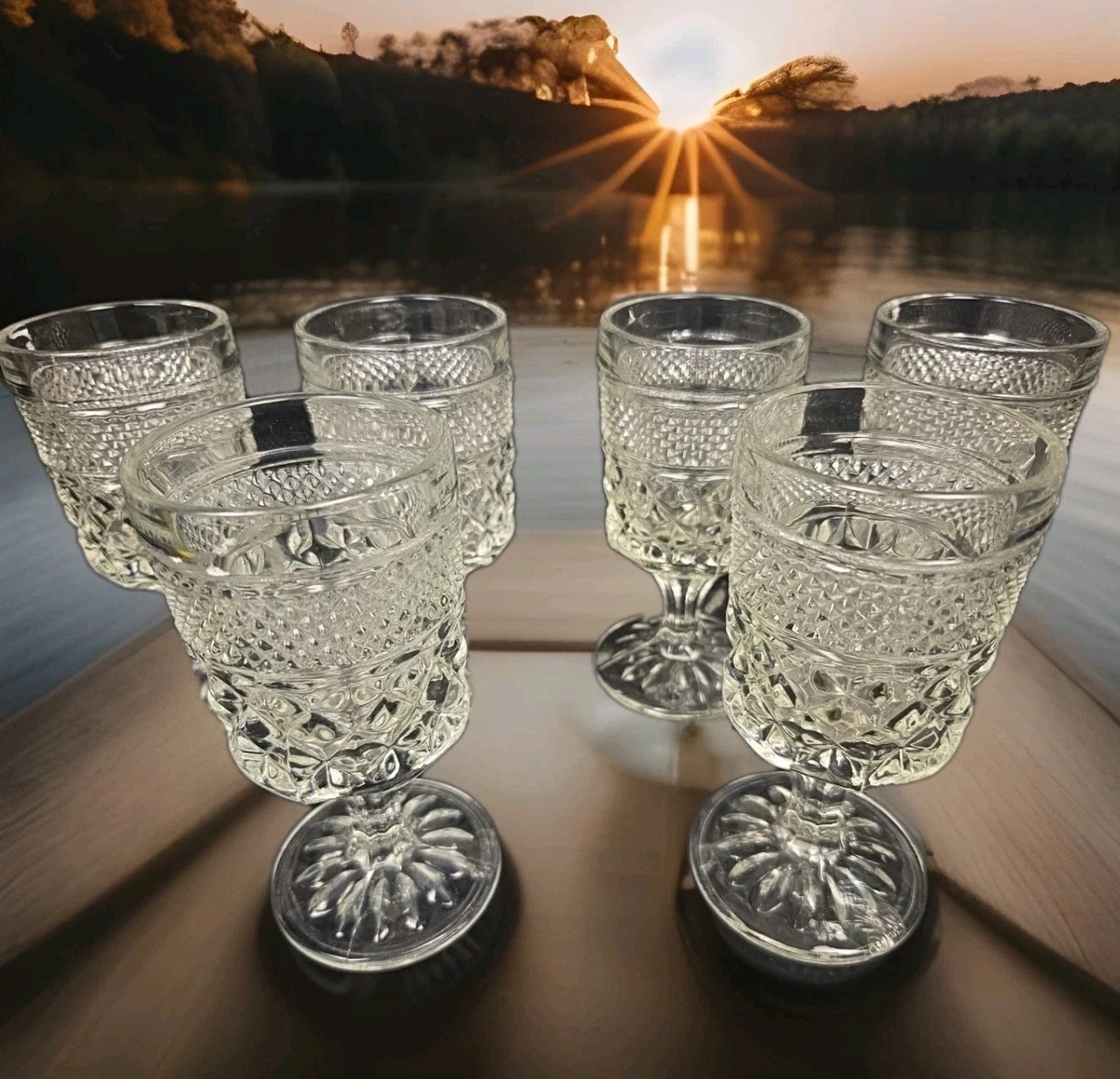 Glass Collectible Champagne & Wine Glasses 1950-1959 Time Period