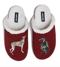 Lands End Dogs Sherpa Lined Clog Slip On Slippers Women's 9 NEW 79.95