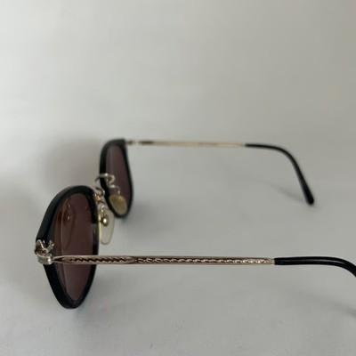 Oliver Peoples COVVE 507C Vintage Sunglasses Black Silver  display picture 2