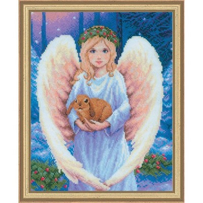 RIOLIS  My Sweet Angel Kit & Frame Counted Cross-Stitch