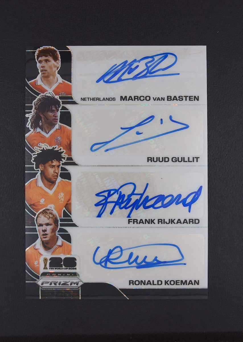 トレーディングカード Frank Rijkaard / Edgar Davids / Clarence