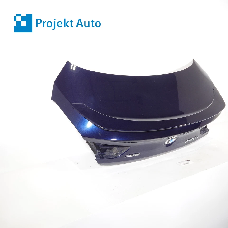 13-19 OEM BMW Trunk Lid X10 Tanzanite Blue Metallic M6 640i 650i Gran Coupe F06 - Imagem 3 de 4