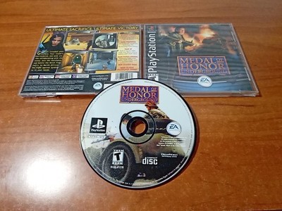 CIB Medal of Honor: Underground (PlayStation 1 PS1, 2000) Black Label *TESTED*