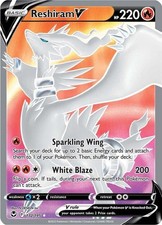 Reshiram V (Full Art) Holo Ultra Rare SWSH12: Silver Tempest 172/195 NM on eBay