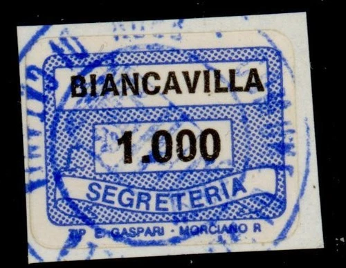 Italy local revenue Biancavilla marca da bollo fiscal