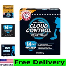 Cloud Control Platinum Cat Litter 27.5 lbs - 14-Day Odor Control  Dander Shield