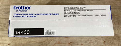 Cartouche de toner noir haut rendement Brother TN450 authentique NEUVE - Photo 5/6