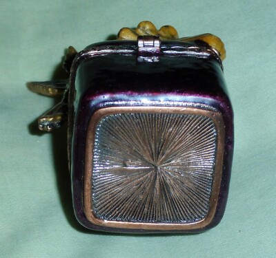 Cute Jay Strongwater Swarovski Crystal Enamel Trinket Pill Box