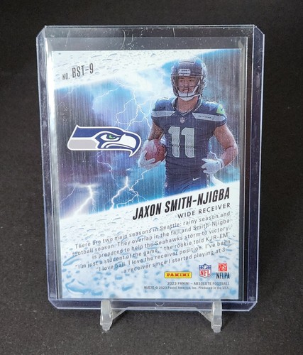2023 Panini Absolute Jaxon Smith-Njigba By Storm Rookie RC #BST-9 Seahawks - Picture 2 of 2