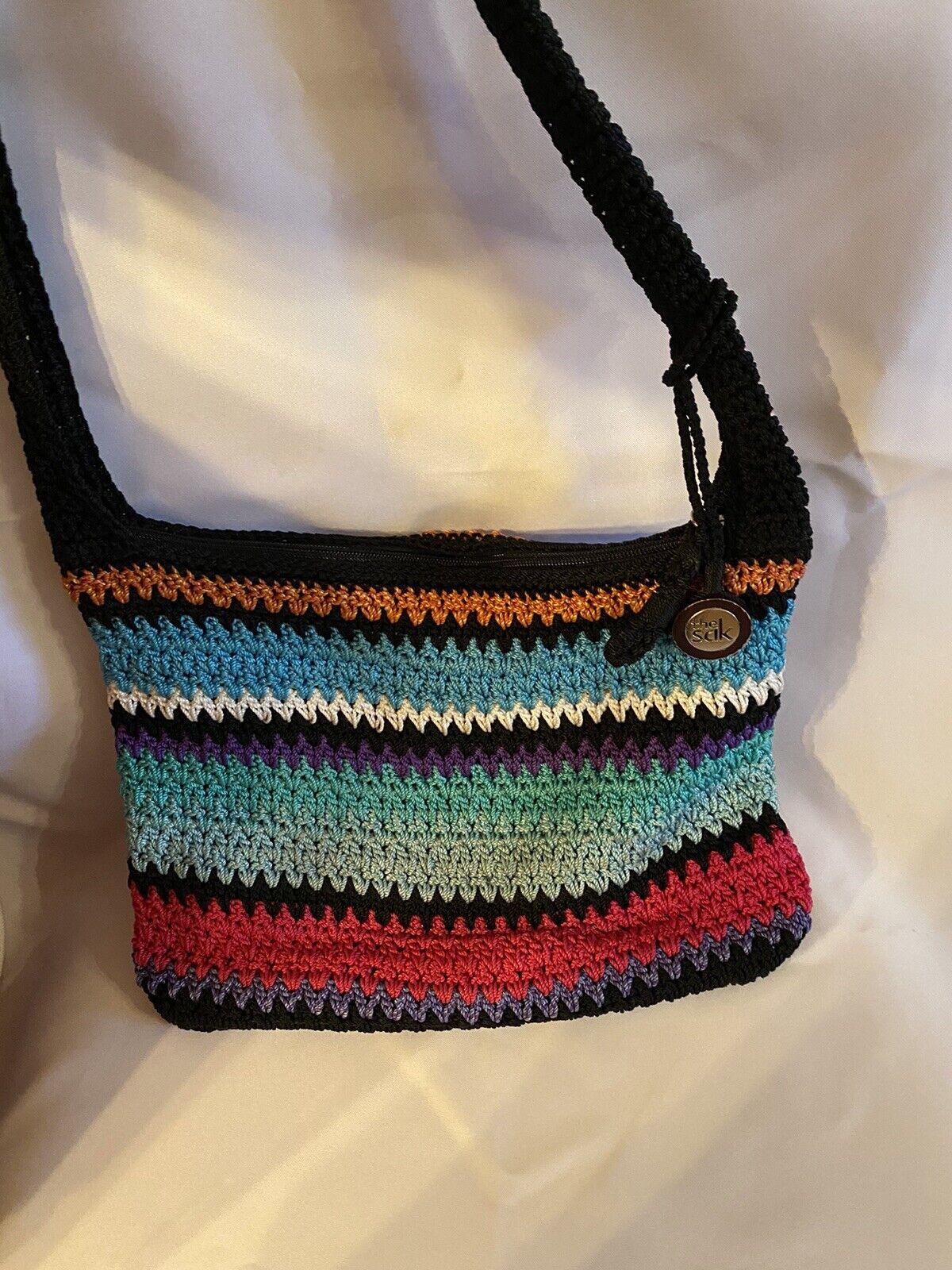 Hannabigail Multi-Color Striped Shoulder Bag