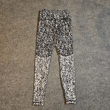 Lululemon Pants Womens 6 Black Gray Dots Training High Rise Athleisure Casual