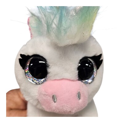 Zuru CoCo Cones Big Eyes Unicorn 6'' Stuffed Animal Plush NO Cone CLEAN