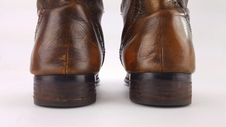 Valerie Stevens Randolph Brown Leather Knee-high Equestrian Riding Boot 8.5 - Image 4 of 4