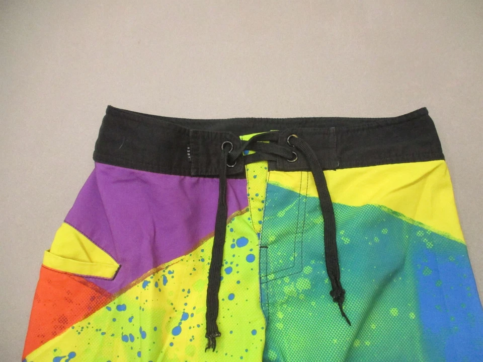 Lost Enterprises X Resin Works Size 25 Boys Drawstring Pocket Board Shorts 007 - Image 2 of 4