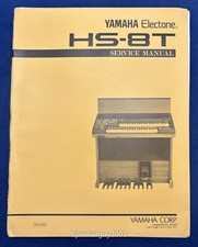 Original Yamaha Electone HS-8T Organ Service Manual
