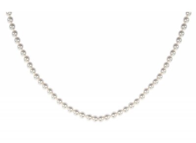 Collier Perles Avec Fermoir Or 18K Tête D'aigle - Modèle 3377* - Occasion (fermoir Incomplet)