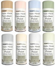 Chalk Finish Furniture Spray Paint Aerosol Smooth Touch Matt Finish DIY 400ml   