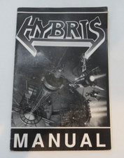 HYBRIS Video Game Manual vintage computer game instructions 1988 -