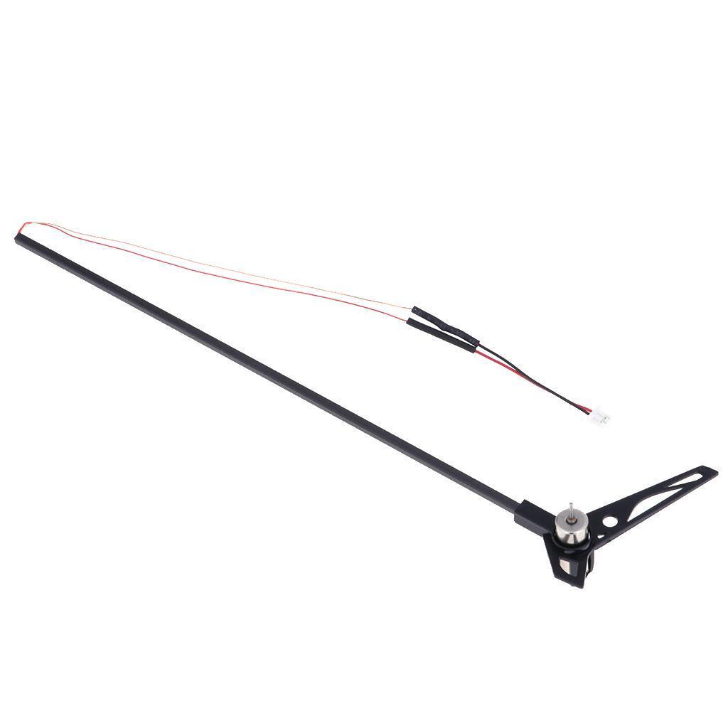 Kit 2 Pales Arrière Carbone + Moteur Pour Hélicoptère RC WLtoys V911S, V966, XK K100 - Pièces Rechange