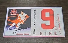 Gordie Howe Signed 3x5 Commemorative Card Mr. Hockey Red Wings HOF NHL