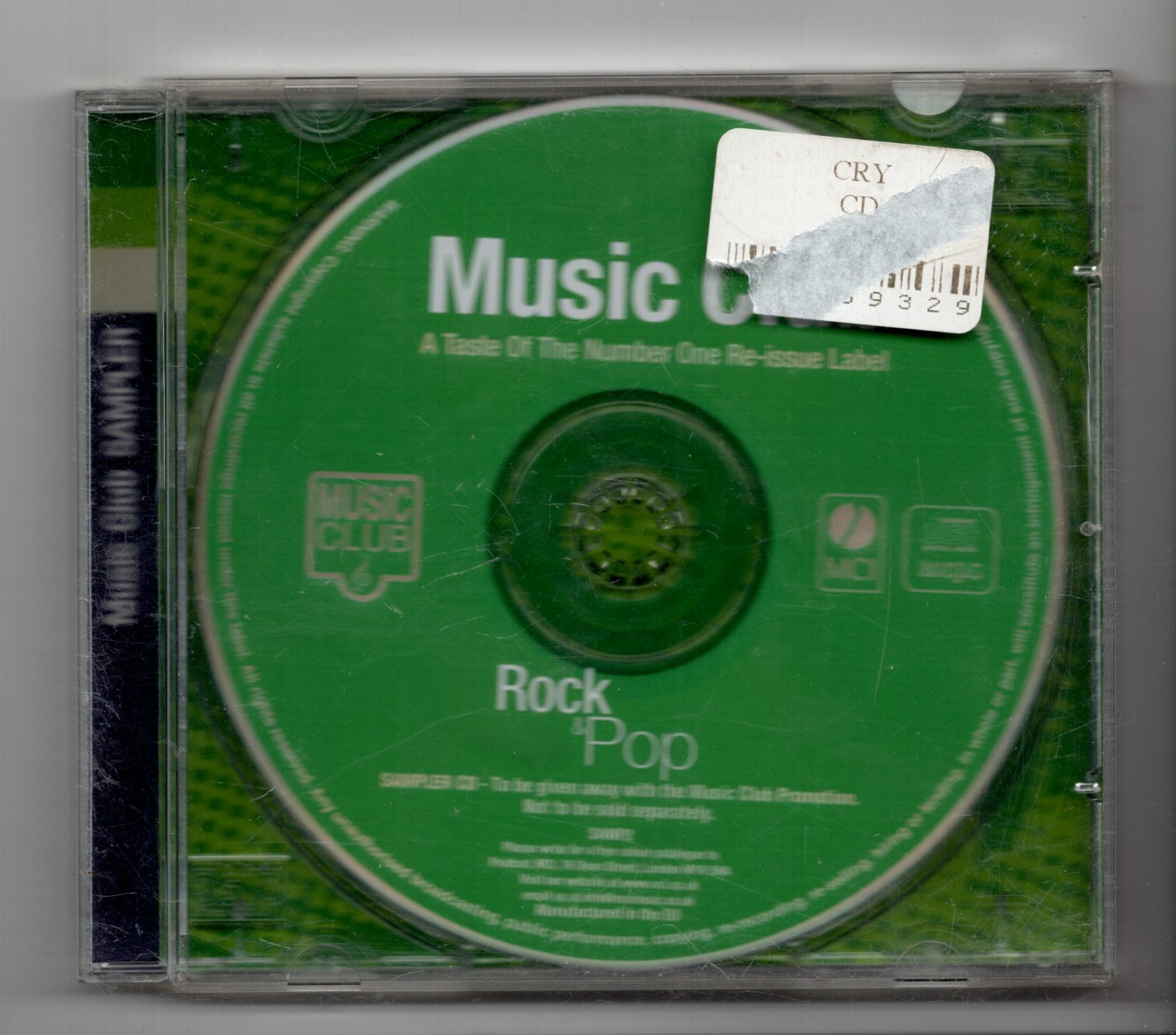 (JU471) Music Club, Rock & Pop, Sampler various artists - 1998 CD