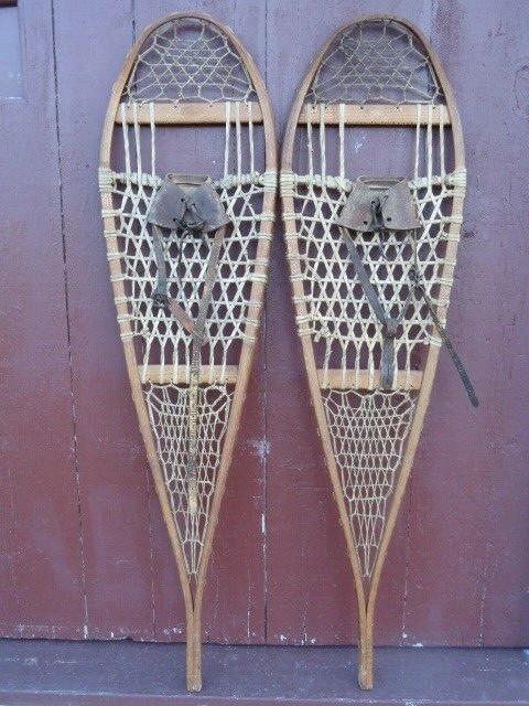 LL Bean Maine Snowshoes Vintage Snow Shoes Fine Condition 48