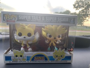 Funko Pop! Sonic The Hedgehog Super Tails & Super Silver 2 Pk SDCC Con Exclusive 889698482837 | eBay