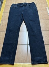 Abrand Jeans Mens Sz 33 x 30 A Dropped Slim Denim Stretch Black 82095A