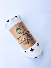 100 Organic Bamboo  Cotton Soft Muslin Baby Swaddle Multi-purpose Blanket