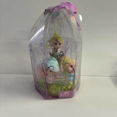 VTG Mattel Barbie Fairytopia Patter, Phred and Peeble Dolls NRFB 2008
