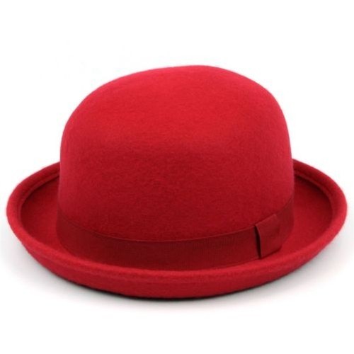 Bowler Hat Derby Hawkins Wool Felt Blue 