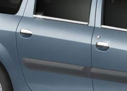 Poignée de porte caches chromés masquez les rayures sur Dacia Logan et Renault Clio I
