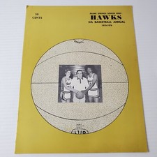 Miami Springs Senior High School Basketball Program Booklet Vintage 1975-1976