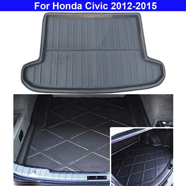 1pcs Car Rear Trunk Cargo Liner Cargo Mat Trunk Mat For Honda Civic