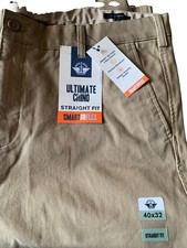 Men's DOCKERS Straight Fit ULTIMATE CHINO Pants 40x30 Tan khakis smart 360 flex