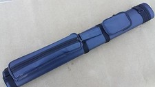 New Action AC22 2x2 Pool Cue Case Dark Blue FREE SHIPPING 2 butts 2 shafts