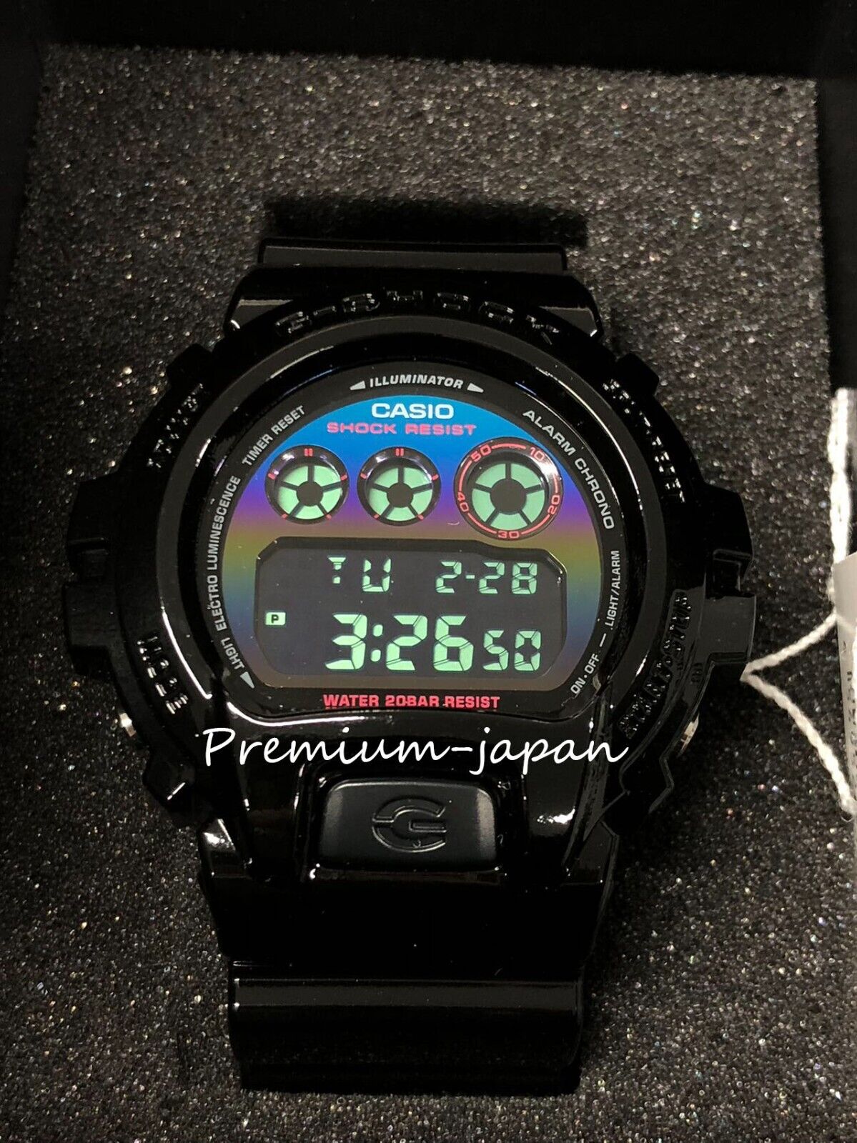 CASIO DW-6900RGB-1JF G-SHOCK Virtual Rainbow Gamer's RGB Men Japan