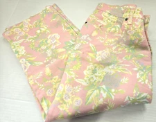 FDJ French Dressing Capri Jeans Floral/Jean Women’s size 12 A275