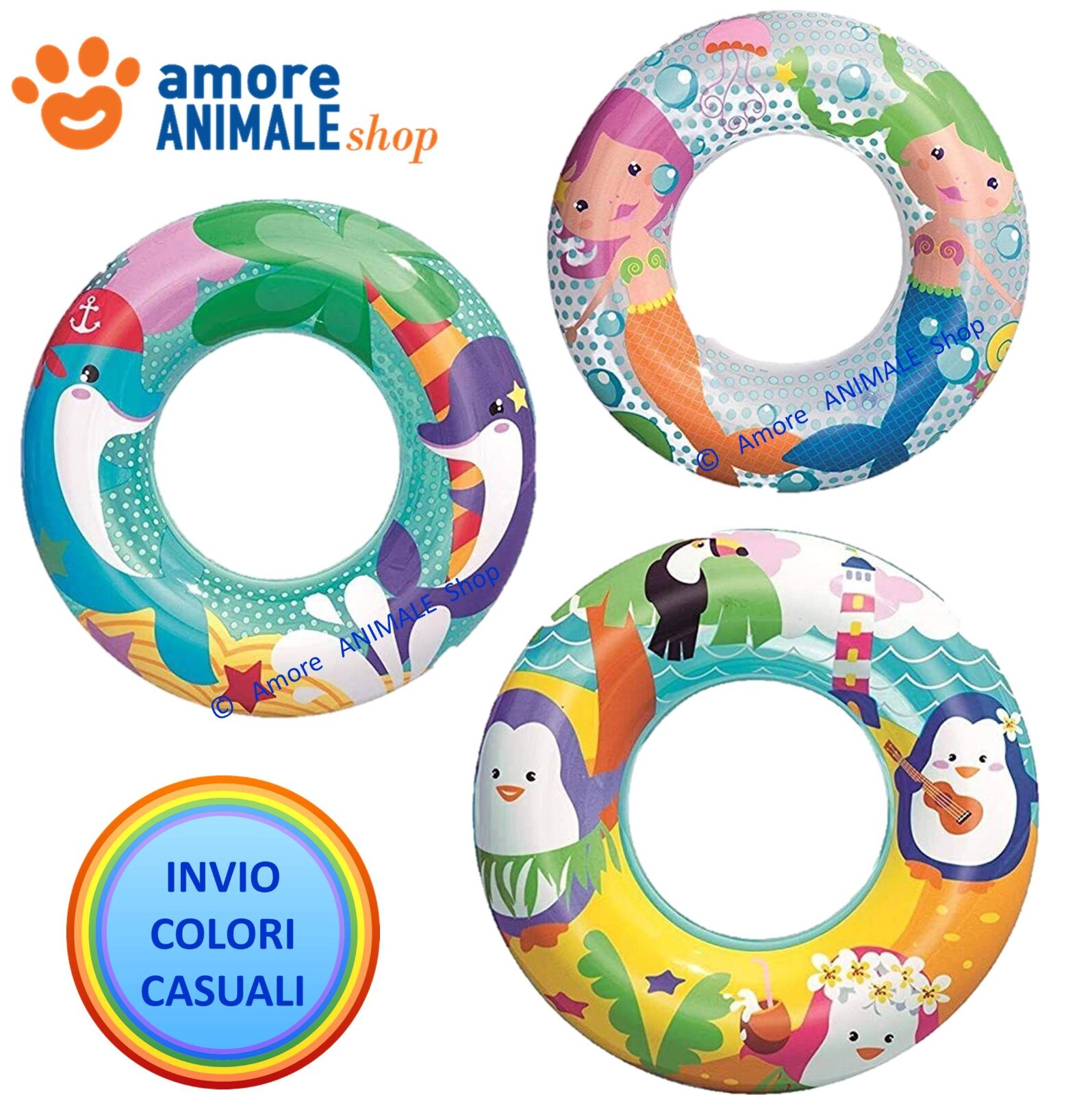 Bestway Salvavidas AVENTURAS MARINAS → 51 cm Inflables Mar Y Piscina / 36113