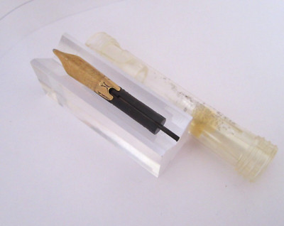 Abschnitt Stift Gold 18 Karat Waterman Kugelschreiber Türkis Slim Neu Lager P154
