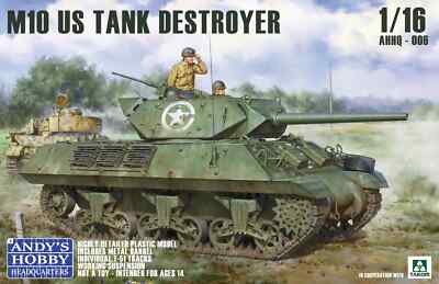 Andy's Hobby HQ 1/16 M10 US Tank Destroyer Kit #006