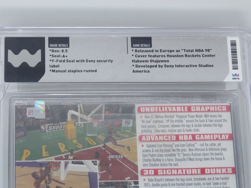 NBA Shootout '98 Sony Playstation Factory Sealed Video Game Wata 8.5 A+ 1998 - Picture 4 of 4