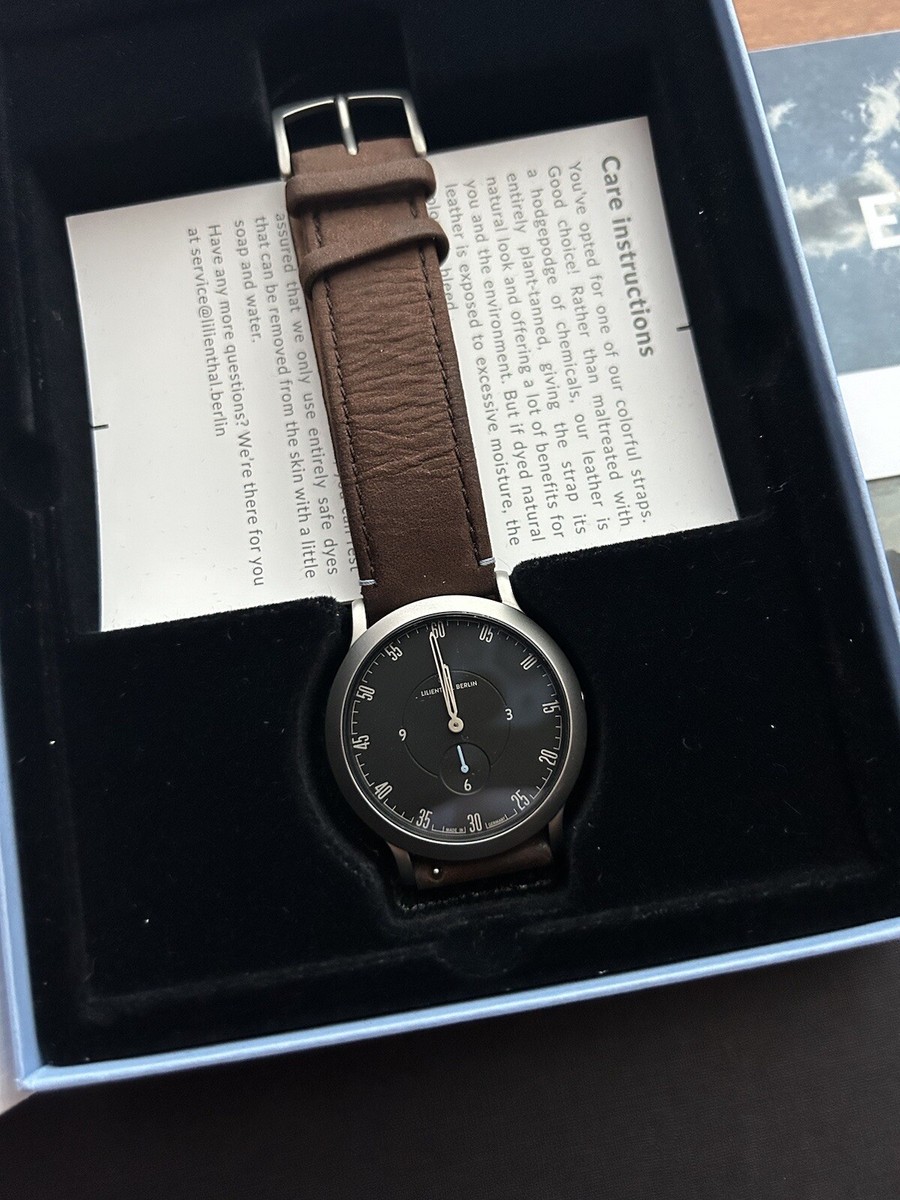 Manuale di istruzioni per l'orologio LILIENTHAL BERLIN Chrono Miles