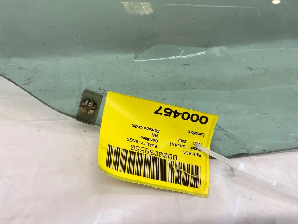 1999 - 2003 三菱 GALANT Sedan 前门玻璃窗左驱动器侧 LH — 第 3/4 张图片