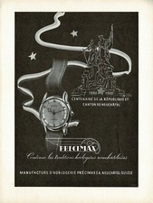 1940s Original Vintage Precimax Watch MCM Art Print Ad