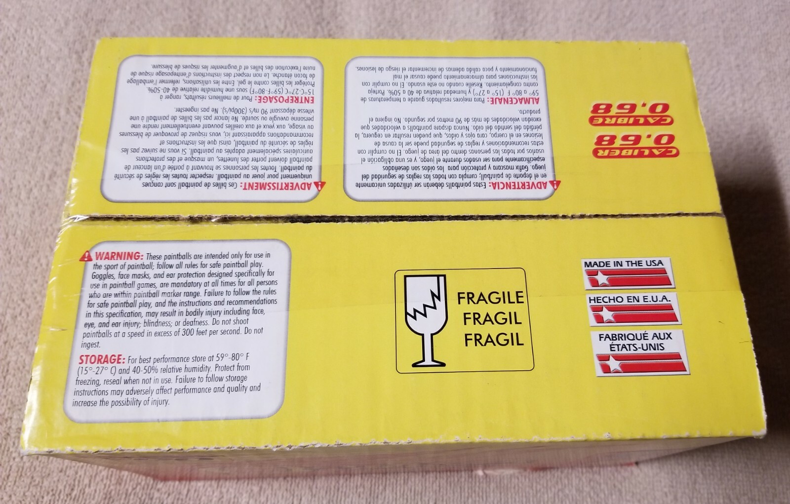 Brass Eagle After Burner Paintballs 500 Green Yellow Fill Paint Balls