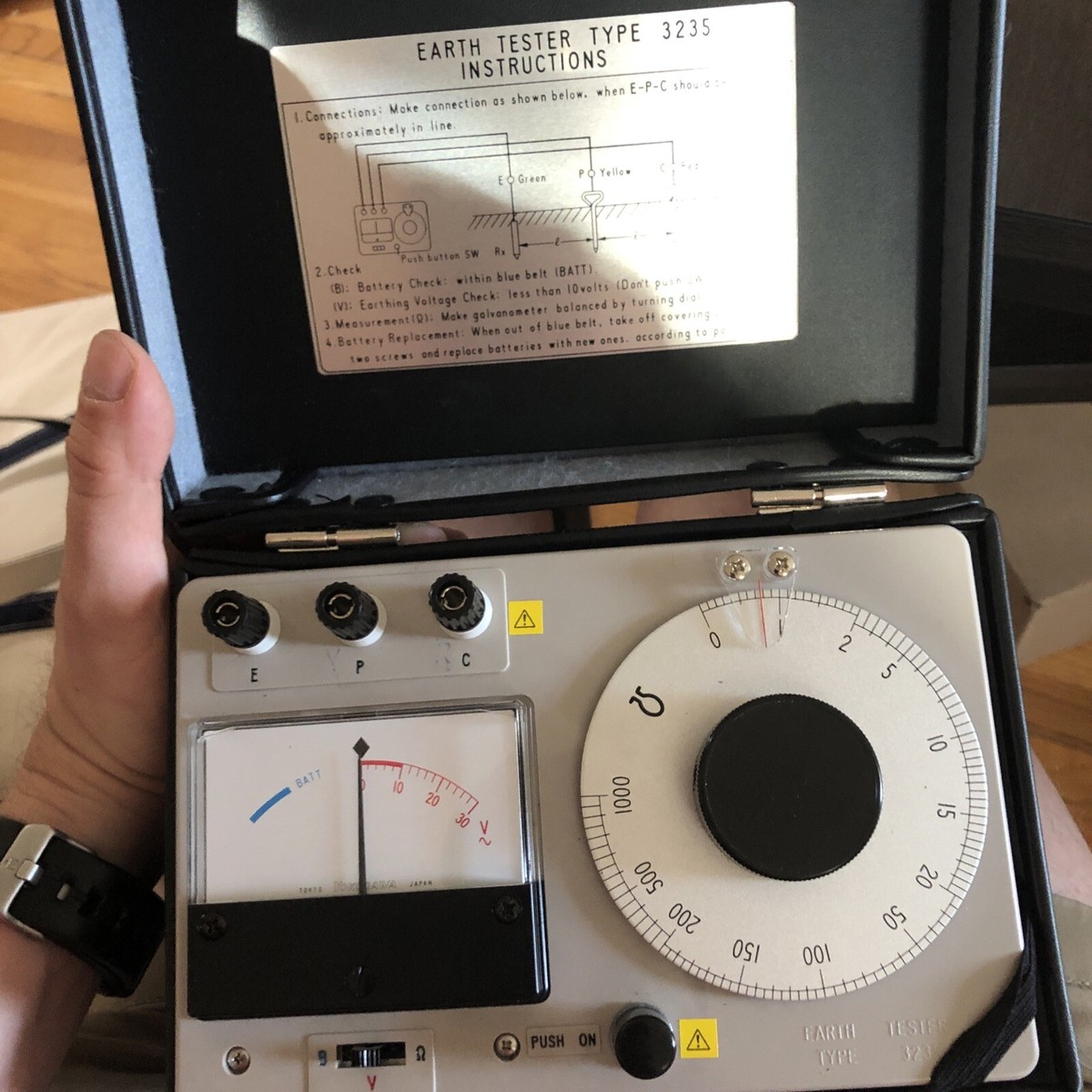 YOKOGAWA YEW Type 3235 Analog Earth Tester | eBay
