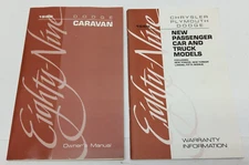 1989 Dodge Caravan Factory Original Glovebox Owners Manual Book